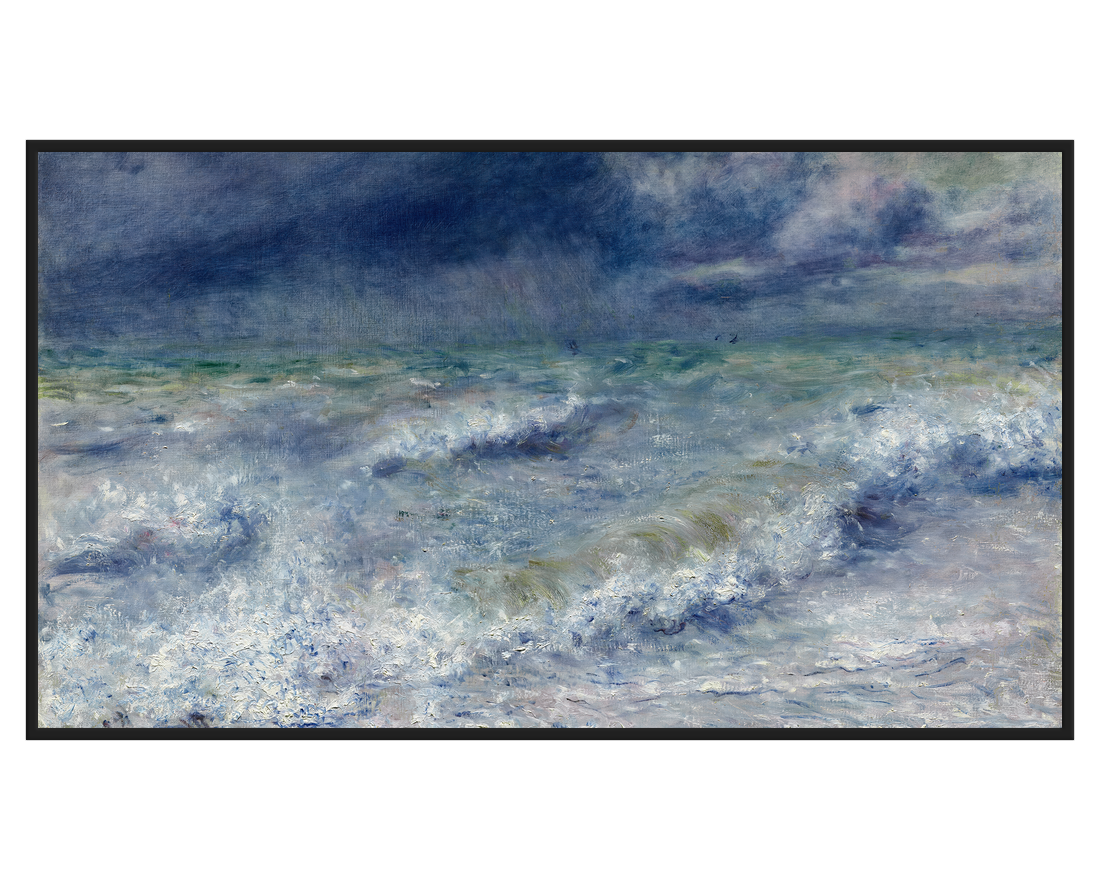 Auguste Renoir, La Vague – full painting reproduction, digital download for Samsung Frame TV.