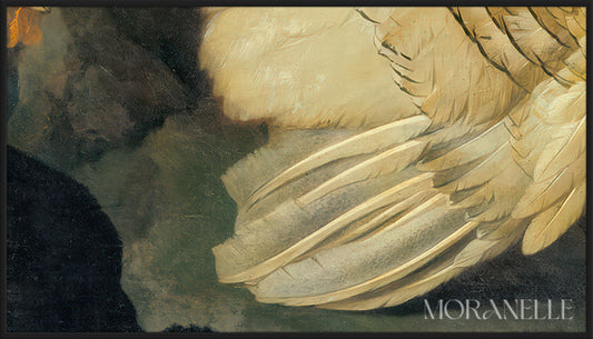 Franz Werner Tamm, Hausgeflügel und Kaninchen - painting details, digital download for Samsung Frame TV.