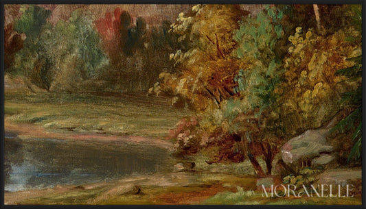 Jacob Cox Landscape with Stream - painting details, digital download for Samsung Frame TV.