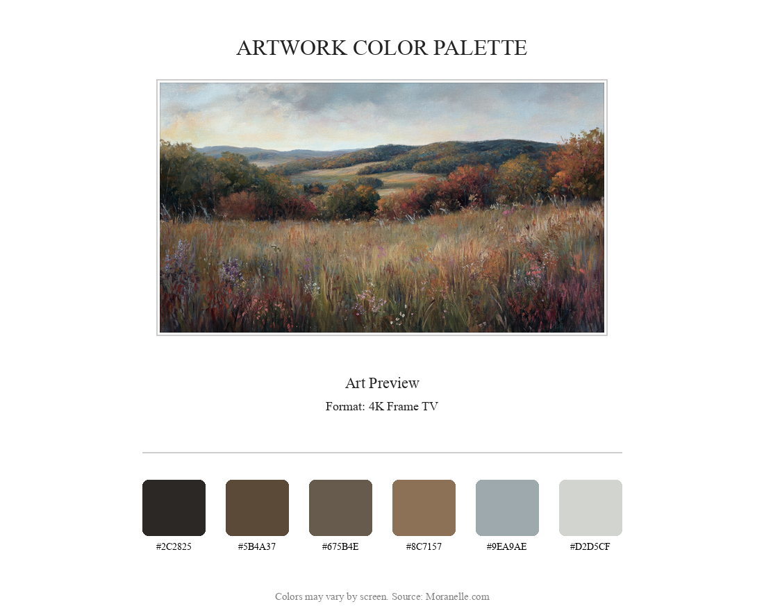 Fall Meadow Landscape