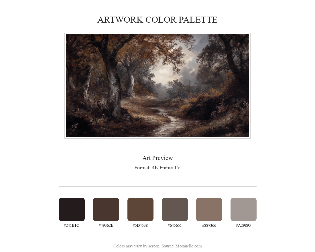 Vintage Autumn Forest