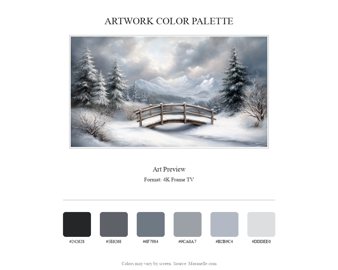 Color palette featuring white, gray, and green shades.