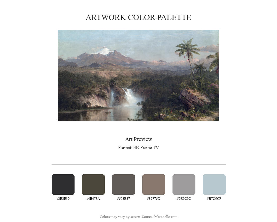 Mountain Waterfall Landscape