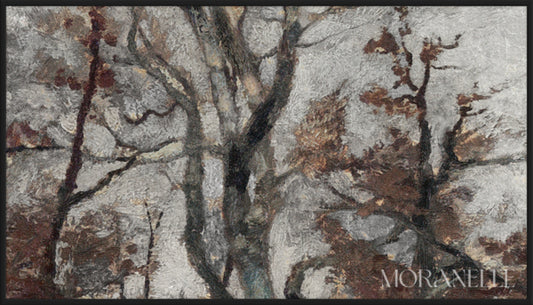 Theodore Baron, Foret de Fontainebleau Soir d Automne - painting details, digital download for Samsung Frame TV.