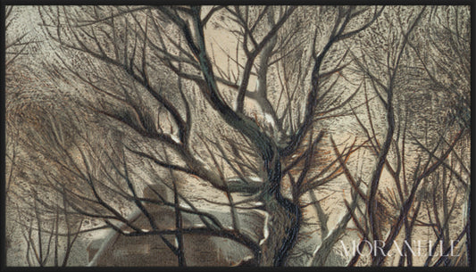 W.C Bauer Christmas Morn - painting details, digital download for Samsung Frame TV.