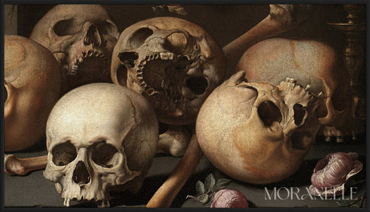 Aelbert Jansz van der Schoor, Vanitas Still life – full painting reproduction, digital download for Samsung Frame TV.