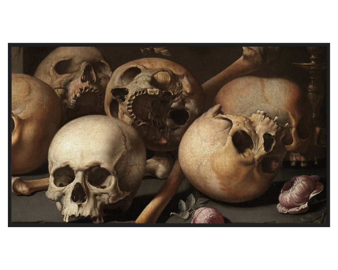 Aelbert Jansz van der Schoor, Vanitas Still life – full painting reproduction, digital download for Samsung Frame TV.