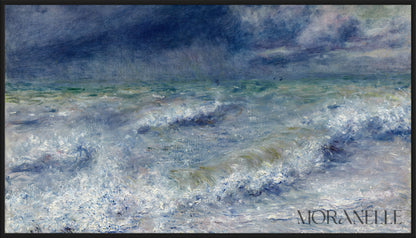 Auguste Renoir, La Vague – full painting reproduction, digital download for Samsung Frame TV.