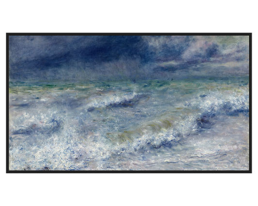 Auguste Renoir, La Vague – full painting reproduction, digital download for Samsung Frame TV.