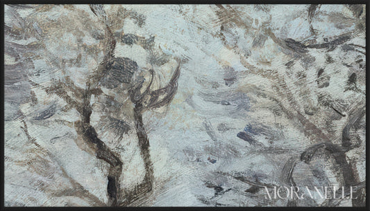 Camille Pissarro Snow at Louveciennes - painting details, digital download for Samsung Frame TV.