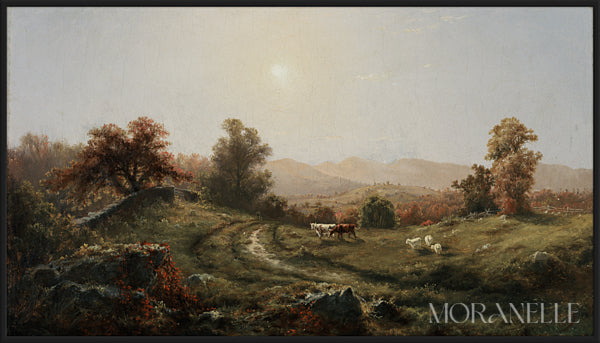 Charles H Moore Landscape - full painting reproduction, digital download for Samsung Frame TV.