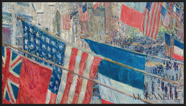 Childe Hassam Allies Day - full painting reproduction, digital download for Samsung Frame TV.