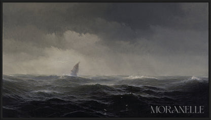 Edward Moran The Sea - full painting reproduction, digital download for Samsung Frame TV.