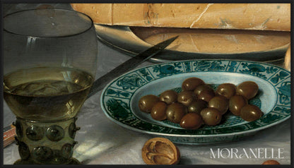 Floris van Dyck, Still Life with Cheese – painting details, digital download for Samsung Frame TV.