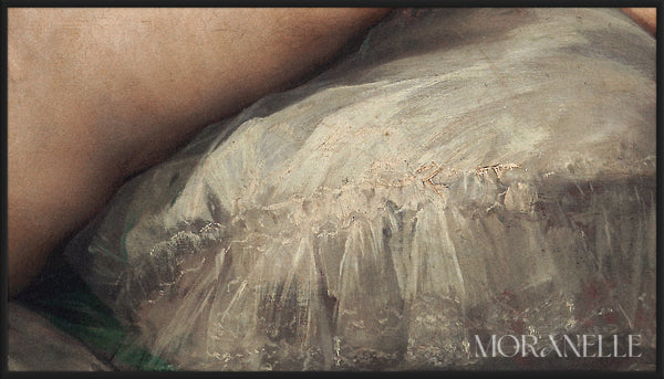 Francisco de Goya, La Maja Desnuda – painting details, digital download for Samsung Frame TV.