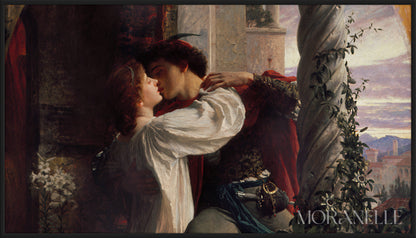 Frank Bernard Dicksee Romeo and Juliet - full painting reproduction, digital download for Samsung Frame TV.