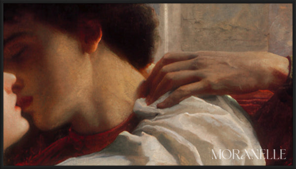 Frank Bernard Dicksee Romeo and Juliet - painting details, digital download for Samsung Frame TV.