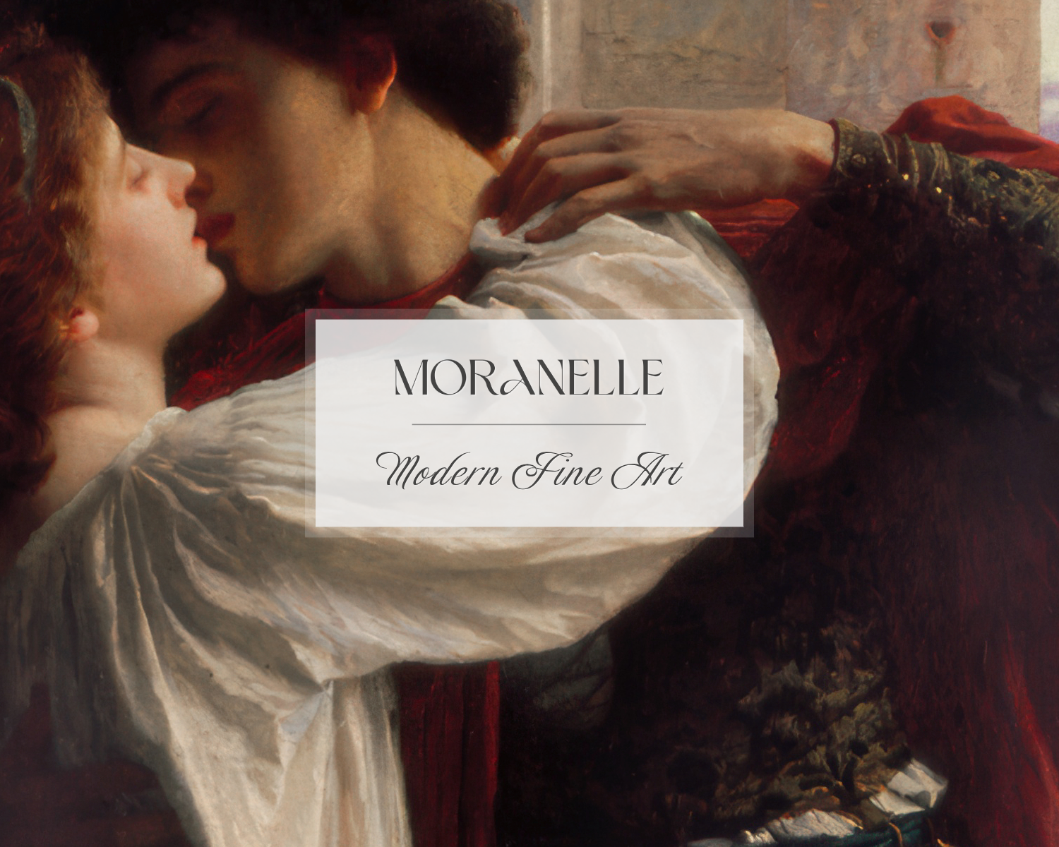 Frank Bernard Dicksee Romeo and Juliet - close-up view highlighting texture, brushwork, and fine details of the painting.