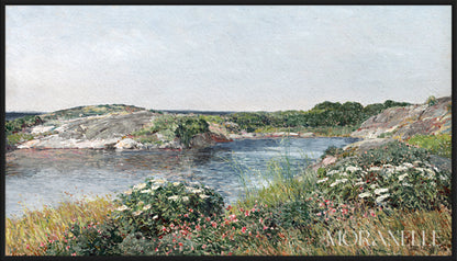 Frederick Childe Hassam, The Little Pond, Appledore – full painting reproduction, digital download for Samsung Frame TV.