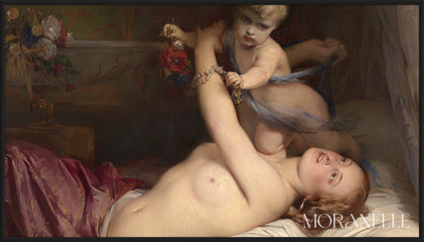 Gustaf Wappers, Jonge moeder met kind – full painting reproduction, digital download for Samsung Frame TV.