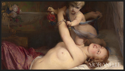 Gustaf Wappers, Jonge moeder met kind – full painting reproduction, digital download for Samsung Frame TV.