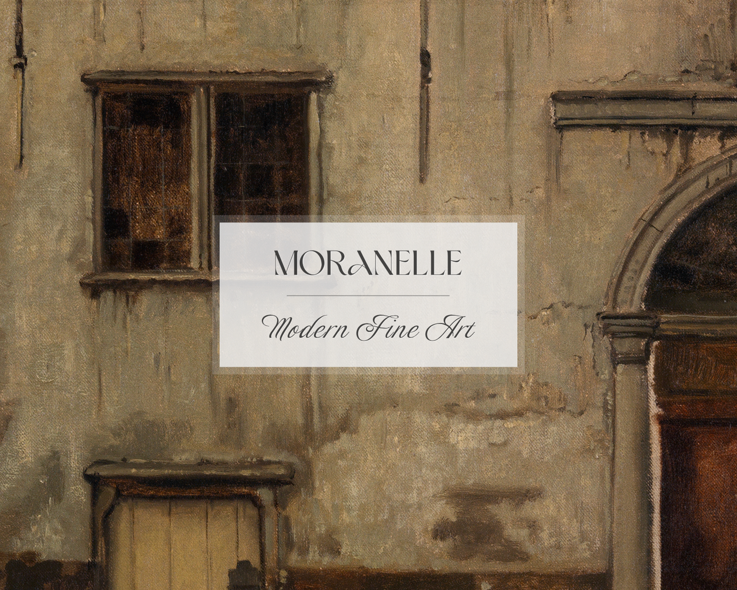 Henri Leys Binnenplaats van Het Huis van Christoffel Plantin - close-up view highlighting texture, brushwork, and fine details of the painting.