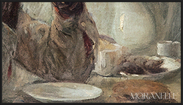 Henry Ossawa Tanner, The Thankful Poor - painting details, digital download for Samsung Frame TV.