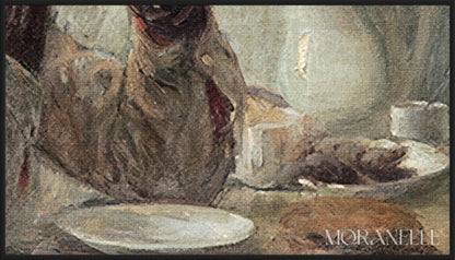 Henry Ossawa Tanner, The Thankful Poor - painting details, digital download for Samsung Frame TV.