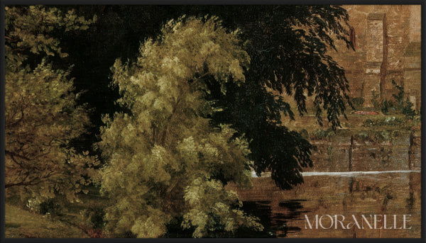 Jasper Francis Cropsey, Warwick Castle, England – painting details, digital download for Samsung Frame TV.