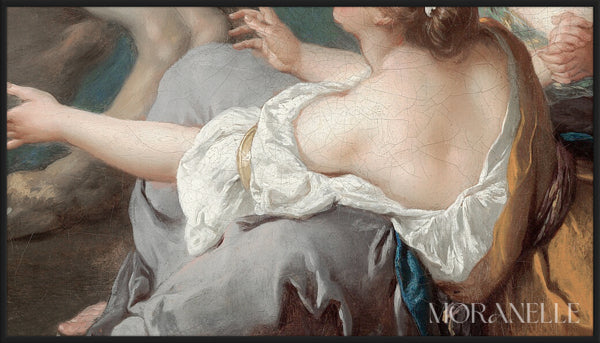 Close-up from The Abduction of Europa, showing the skin of one of the women.