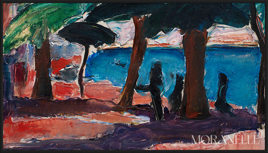 Jens Adolf Emil Jerichau The Quay Bandol - full painting reproduction, digital download for Samsung Frame TV.