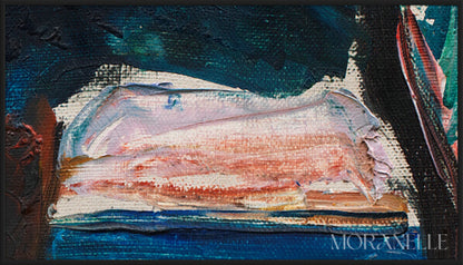 Jens Adolf Emil Jerichau The Quay Bandol - painting details, digital download for Samsung Frame TV.