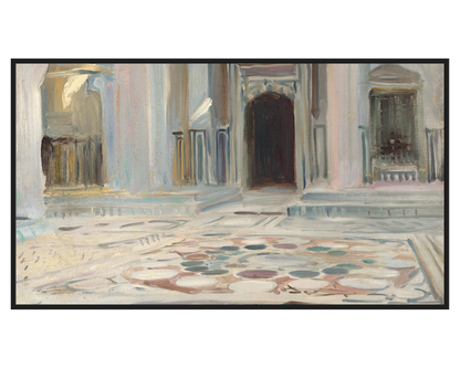 John Singer Sargent, Pavement, Cairo – full painting reproduction, digital download for Samsung Frame TV.