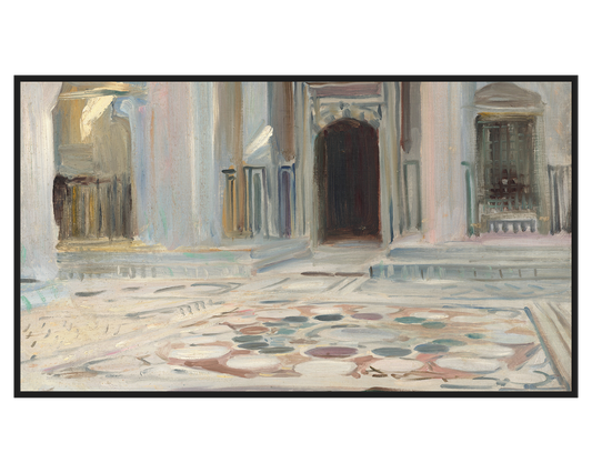 John Singer Sargent, Pavement, Cairo – full painting reproduction, digital download for Samsung Frame TV.