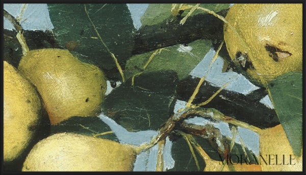 Pear Tree Painting - Close-up detail of the artwork with visible surface texture, small features, and clean contours.