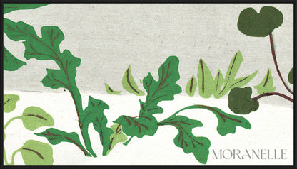 Kamisaka Sekka, Spring Herbs from the series A World of Things (Momoyogusa) - painting details, digital download for Samsung Frame TV.