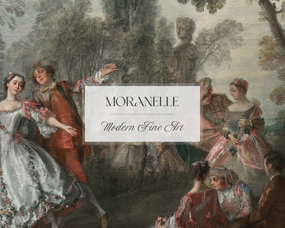 Close-up showing the intricate details of the dancers' costumes and expressions.