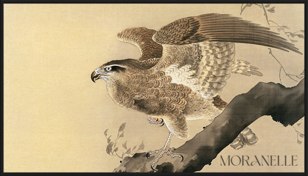 Ohara Koson Hawk - full painting reproduction, digital download for Samsung Frame TV.