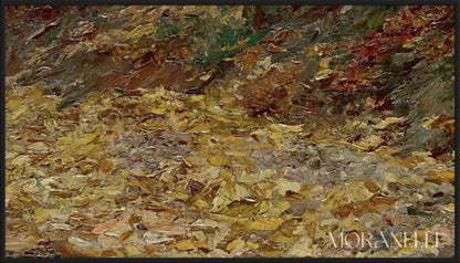 Olga Wisinger Florian, Fallendes Laub – painting details, digital download for Samsung Frame TV.