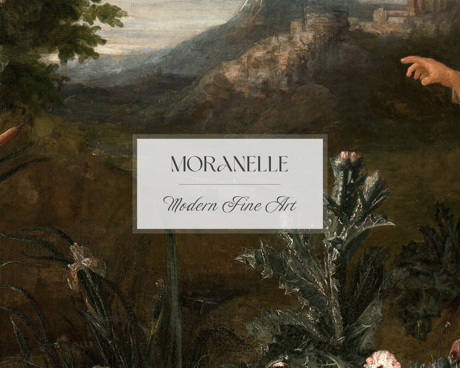 Peter Snijers The Birds Nest - close-up view highlighting texture, brushwork, and fine details of the painting.