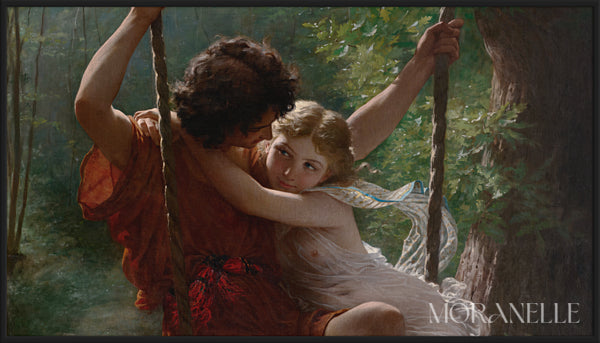 Pierre Auguste Cot Le Printemps - full painting reproduction, digital download for Samsung Frame TV.