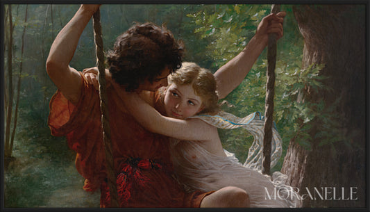 Pierre Auguste Cot Le Printemps - full painting reproduction, digital download for Samsung Frame TV.
