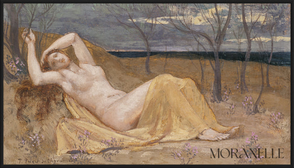 Pierre Puvis de Chavannes Tamaris - full painting reproduction, digital download for Samsung Frame TV.