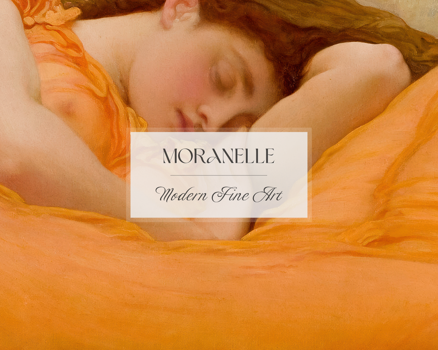 Sir Frederic Leighton, Flaming June – close-up view highlighting texture, brushwork, and fine details of the painting.