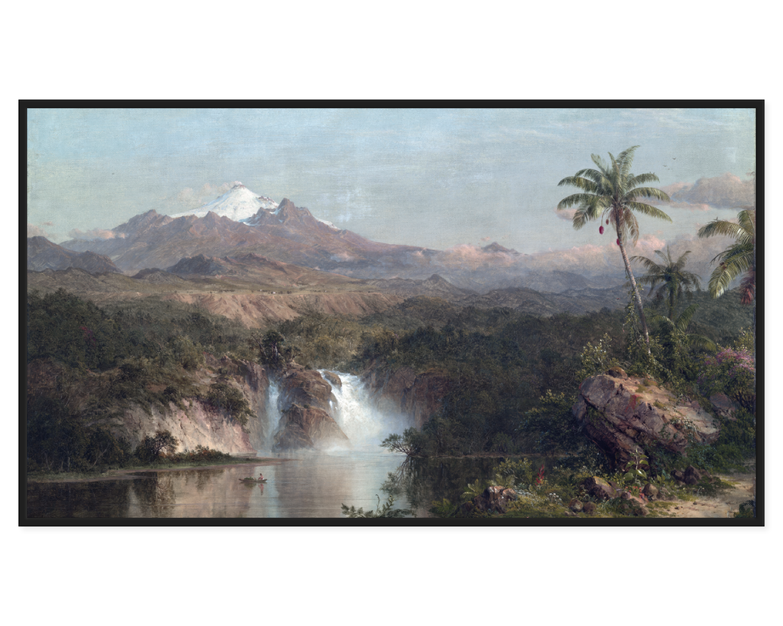 Mountain Waterfall Landscape