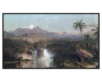 Mountain Waterfall Landscape