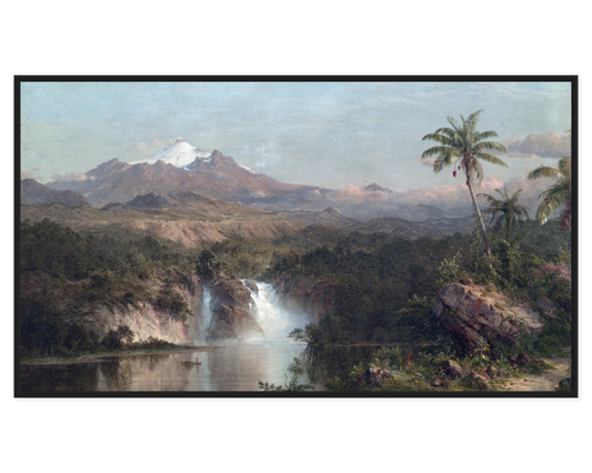 Mountain Waterfall Landscape