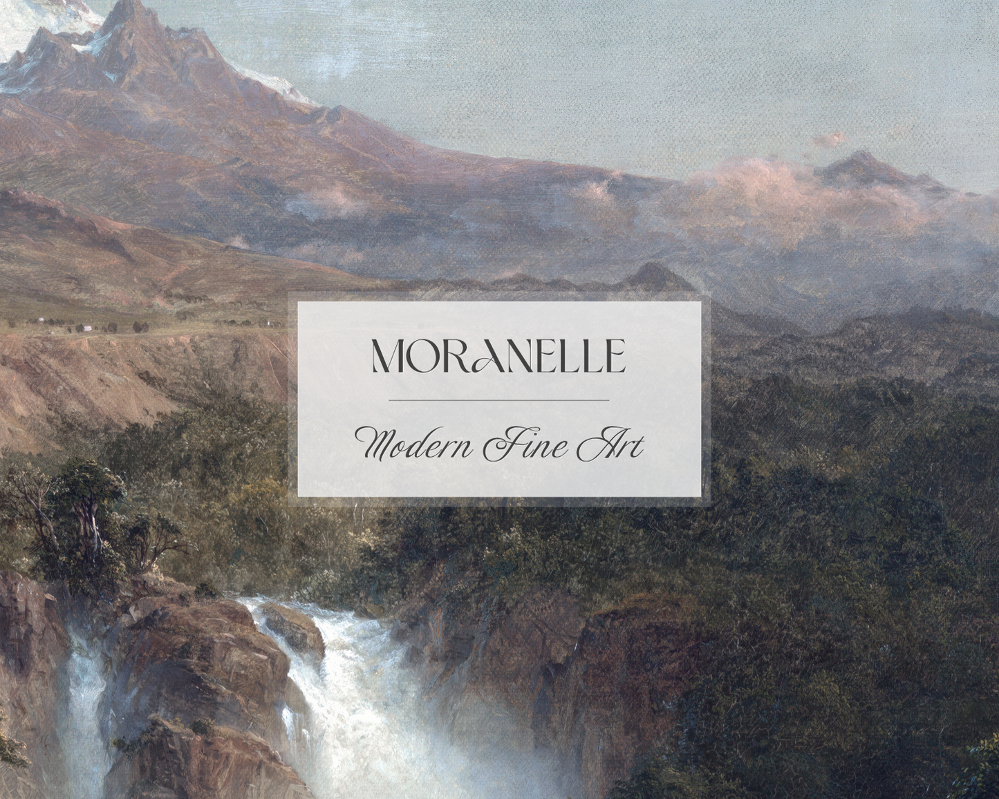 Mountain Waterfall Landscape