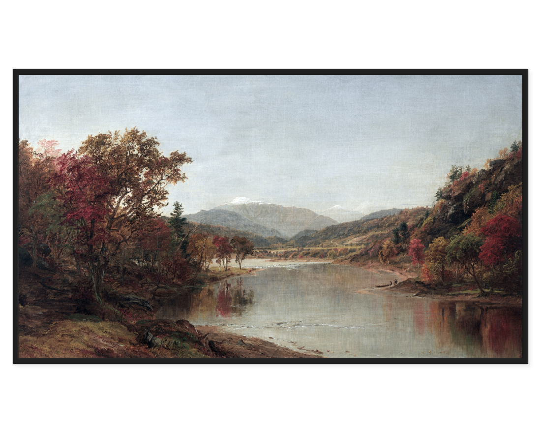 Autumn River Landscape