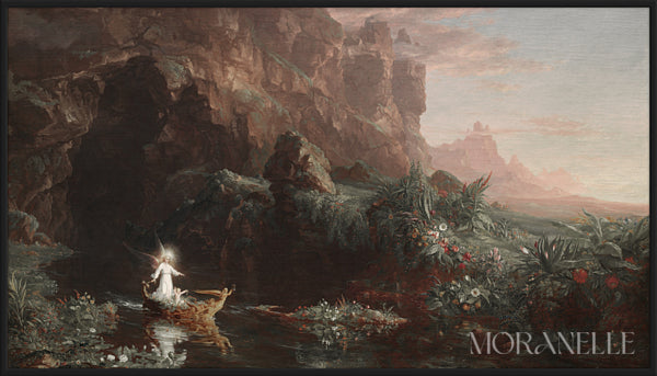 Thomas Cole, The Voyage of Life: Childhood – full painting reproduction, digital download for Samsung Frame TV.